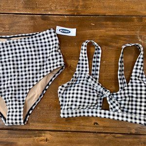Gingham Swimsuit Set